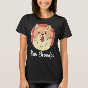 Mannen Pom Grandpa Dog Eigenaar Pommeren 2 T-shirt