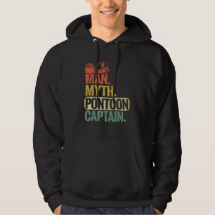 Mannen ponton bootkapitein papa opa Man myth pon Hoodie