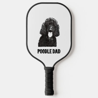 Mannen Poodle Papa - standaardpoelvader Pickleball Paddle