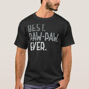 Mannen poot voor opa vaderdag beste poot pa t-shirt