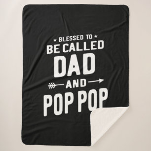 Mannen Pop-Pop vaders genoemd Sherpa Deken