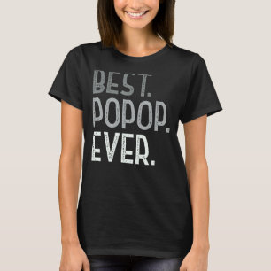 Mannen Popp voor opa Mannen Vaderdag Beste Popo T-shirt