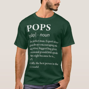 Mannen Poppen Definitie opa Funny Grandfather T-shirt