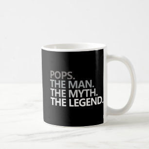 Mannen POPPEN HET MAN DE MYTH DE LEGEND Vaderdag Koffiemok