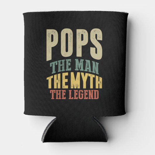 Mannen Poppen Het Man Myth Legend Father Gift Blikjeskoeler (Voorkant)