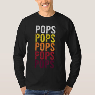 Mannen Poppen Retro Wordmark Patroon Stijl T-shirt