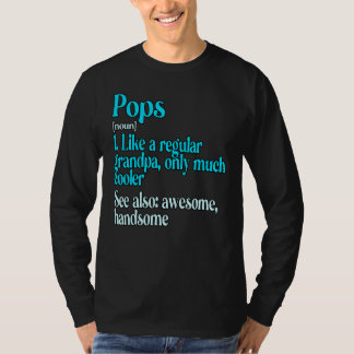 Mannen Poppen zoals een gewone opa, maar veel koel T-shirt