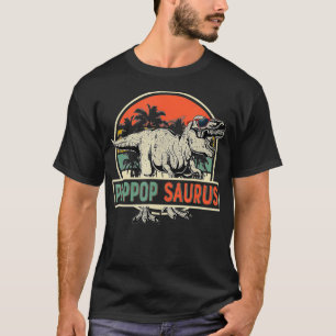 Mannen PopPopsaurus T re Dinosaur Pop Saurus Fath T-shirt