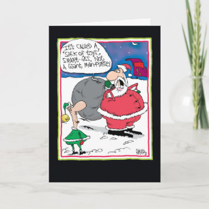 Mannen portemonnee grappige kaart