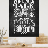 Mannen Poster (Keuken)