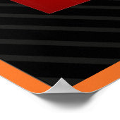 Mannen Poster overwinnende loper 24 x 36 inch (Hoek)