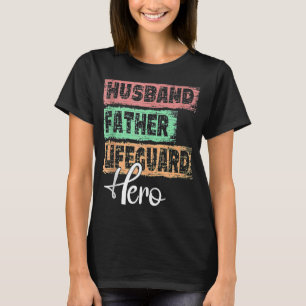 Mannen professie als held bij Lifeguard T-shirt