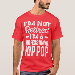 Mannen Professional PopPop Retirement Gift T-shirt
