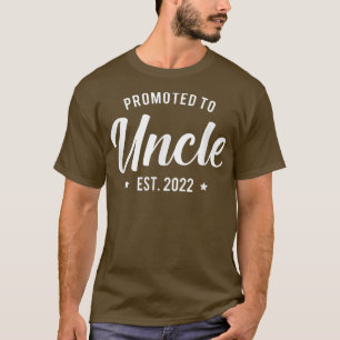 Mannen promoot aan oom 2022 t-shirt
