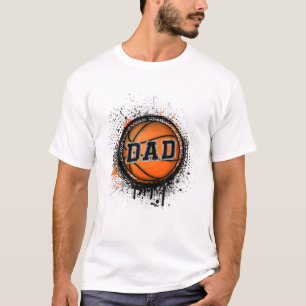 Mannen Proud Basketball Pap Life Vaderdag Retro T-shirt