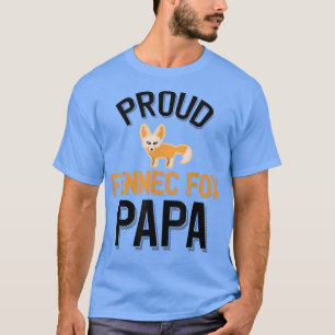 Mannen Proud Fennec voor Papa T-shirt