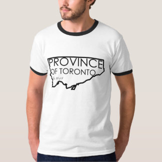Mannen Provincie Toronto T-shirt Black Sleves