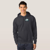 Mannen Pullover Hoodie met dubbele 2024 Nat'l Logo (Voorkant volledig)