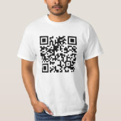 Mannen Qr-code T-shirt (Voorkant)