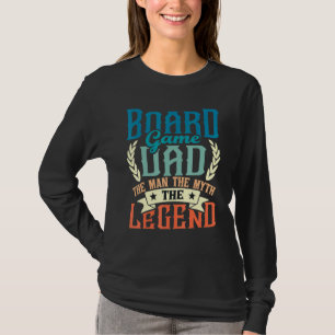 Mannen raad speelde pap de legende - tabletop game t-shirt