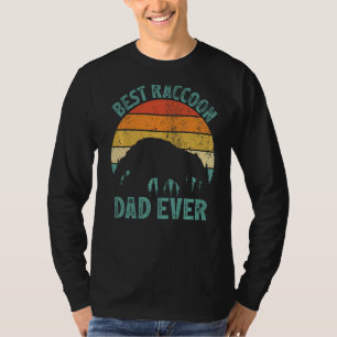 Mannen Raccoon beste Raccoon vader ooit vader T-shirt