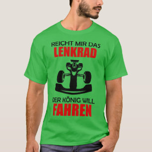 Mannen racebus met chauffeur — Formule sport Fa T-shirt