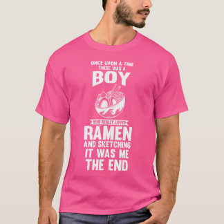 Mannen Ramen en Schetsen T-shirt