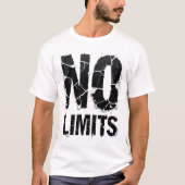 Mannen Raster No Limit Retro  T-shirt (Voorkant)