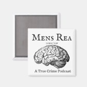 Mannen Rea Magnet Square Magneet (Voorkant / Achterkant)