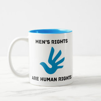 Mannen rechten zijn mok mensenrechten