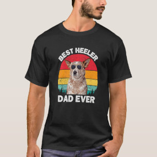 Mannen Red Heeler Pap Australische hond T-shirt