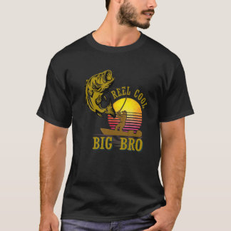 Mannen Reel Cool Big Bro Fisherman Big Bro Vader's T-shirt