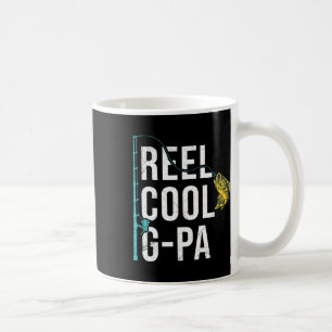 Mannen Reel Cool G-pa Gevist Shirt Grappig Opa Fa Koffiemok