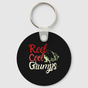 Mannen Reel Cool Grumps  Funny Vist vader Sleutelhanger