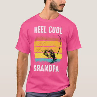 Mannen  Reel Cool Mannen Grandpa Vist vader T-shirt