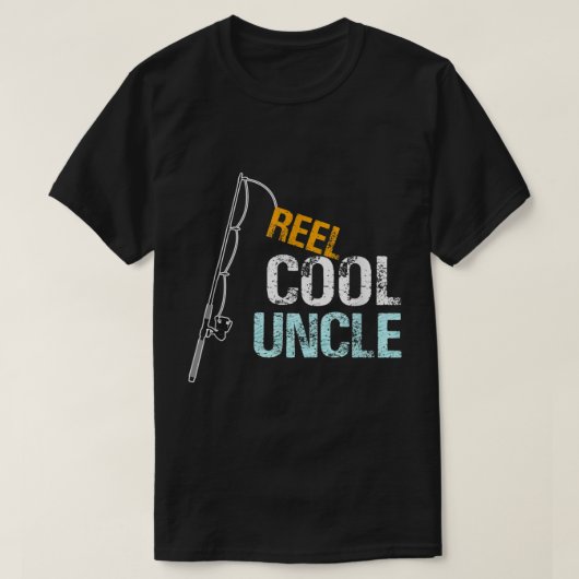 Mannen Reel Cool oom oom Gift uit Niece T-shirt (Design voorkant)