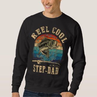 Mannen Reel Cool Step Dad Fisherman Father S Day F Trui
