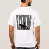 Mannen reining t-shirt (Achterkant)