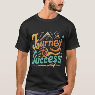 mannen reis naar succes Ontwerp T-shirt