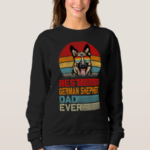 Mannen Retro Best German Shepherd Pap Ever F Trui