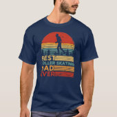 Mannen Retro  Best Roller Skaap ooit T-shirt (Voorkant)