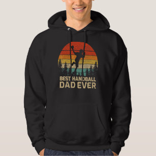 Mannen Retro Beste handbal vader ooit vaders vade Hoodie
