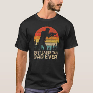 Mannen Retro Beste Laser Label Pap Ooster Vader T-shirt