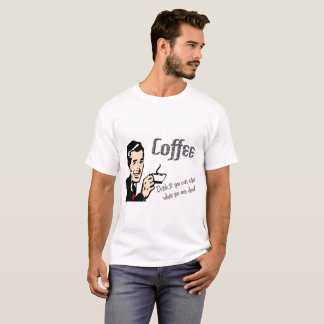 Mannen Retro Coffee T-Shirt