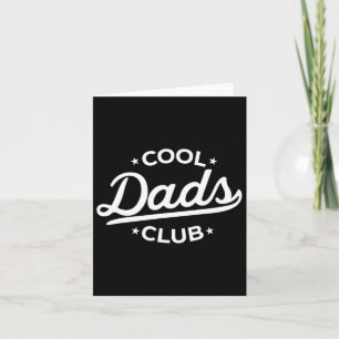 Mannen Retro Cool Dads Club Grappige Vader Zak Vad Kaart