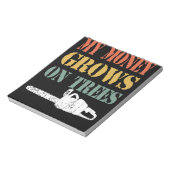 Mannen Retro Funny Logger Gift for Men Notitieblok (Gedraaid)