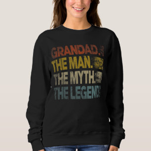 Mannen Retro Grandad Man Myth Legend Vader' Trui