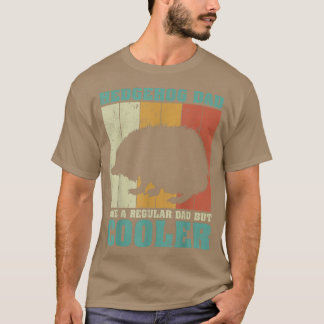 Mannen  retro hedelpap als gewone vader t-shirt