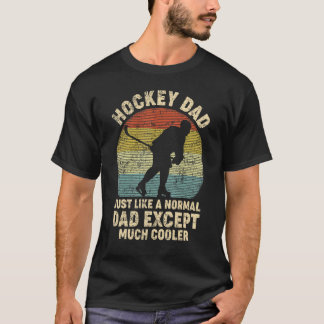 Mannen Retro Hockey pa net als een normale pa Hock T-shirt