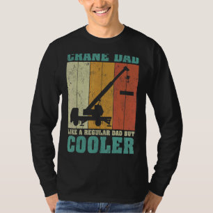 Mannen  retro kraanpap als een gewone papa fa t-shirt